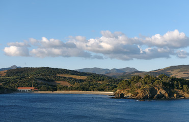 Northern Catalonia coast in France