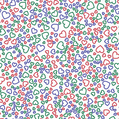 Obraz premium Abstract Love Heart Background Vector.