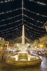 Christmas in the night of the streets of Palma in Mallorca © Sebas