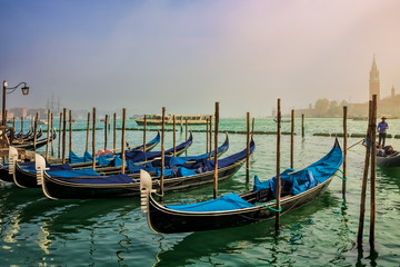 Fototapeta premium Venedig, Gondeln