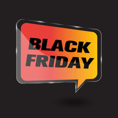 black friday sale vector template