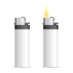 Realistic blank lighter.