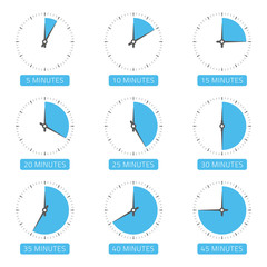 Clock face with different time.