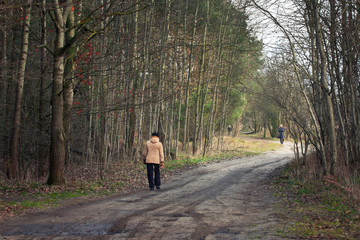 Spacer leśną drogą © Mariusz Stoszewski