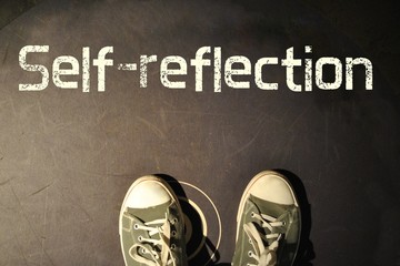 Self-reflection - obrazy, fototapety, plakaty