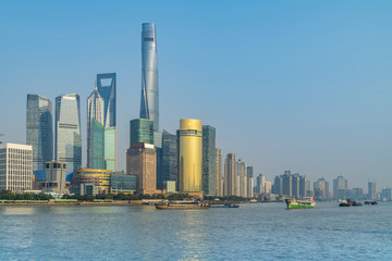 Fototapeta na wymiar Shanghai architectural landscape
