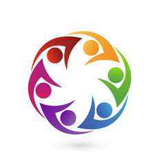 People Group Teamwork Logo