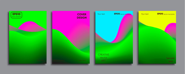 Creative colored cover. Cover design.