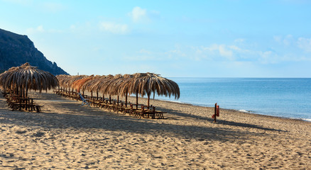 Tyrrhenian sea  beach, Campania, Italy