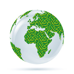 Simbolo mondo ecologico 