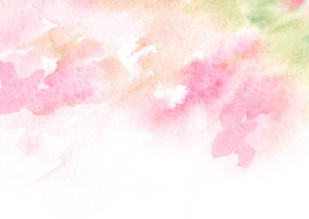 Fototapeta premium Watercolor abstract hand drawn background