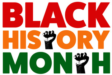 Black History Month Fist as Ts
