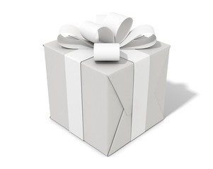 White On White Cube Gift