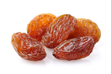 Raisins in closeup