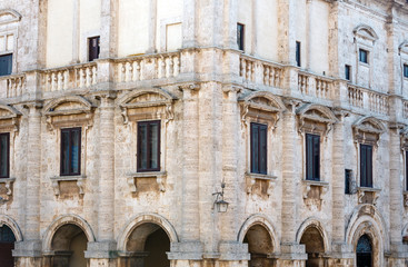 Fototapeta na wymiar Montepulciano Palazzo Tarugi, Tuscany, Italy