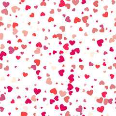 Pattern with hearts. Valentines Day background. Modern concept. Vector illustration