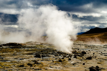 Fototapeta na wymiar Hverarond geothermal spot
