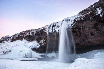 Fototapeta na wymiar Seljalandfoss waterfall