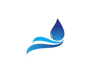 water drop Logo Template