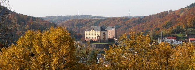 Herbst in Malberg in der Eifel