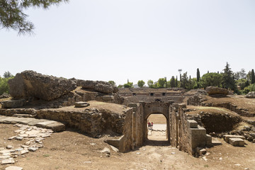 Access to the Roman circus of Merida, Spain