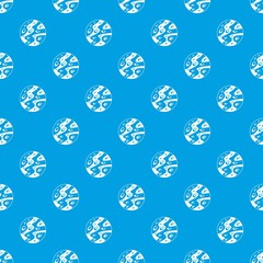 Moon pattern seamless blue