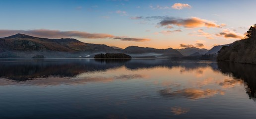 Reflections at Derwent water, Lake district