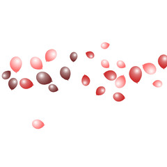 Background with Colorful balloons. Simple Feminine Pattern for Card, Invitation, Print. Trendy Decoration with Beautiful balloons. 