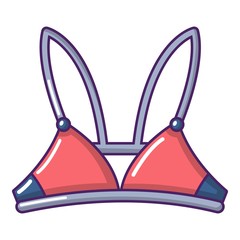 Brassiere concept icon, cartoon style