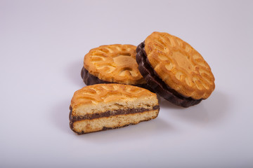 Cookies round with stuffing