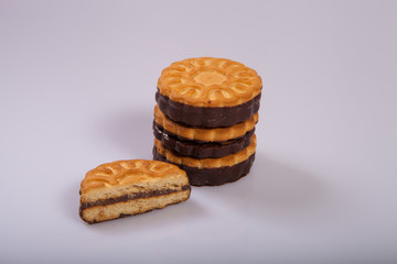 Cookies round with stuffing