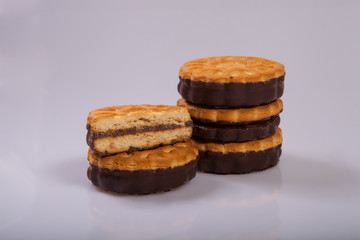 Cookies round with stuffing