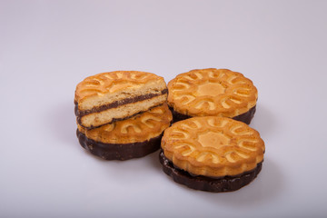 Cookies round with stuffing