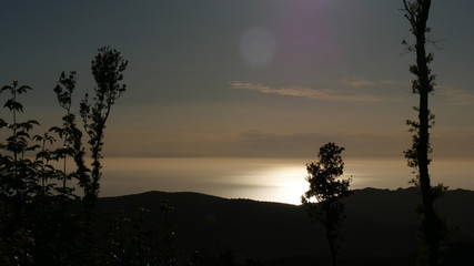 Panorama di mare all'Argentario in Toscana