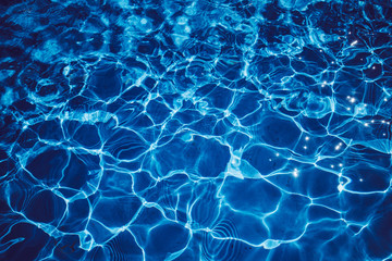 Abstract blue water  for background
