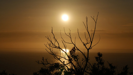 Fototapeta premium Panorama dell'Argentario al tramonto
