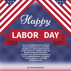 happy labor day Vector background