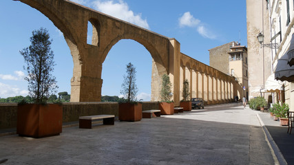 Obraz premium Mura medievale a Pitigliano