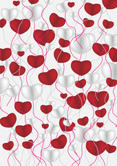 Happy Valentine day festival background. Valentine day vector template background. Vector EPS10