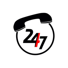 24/7 call us. 24 7 sopping 7, 24