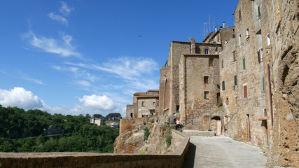 Obraz premium Vicoli di Pitigliano in Toscana