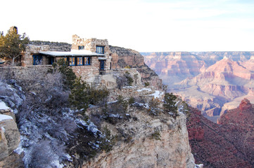 Lookout studio on the rim of the Grand Canyon