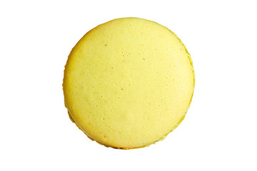 Tasty and Yummy Colorful Macarons on White