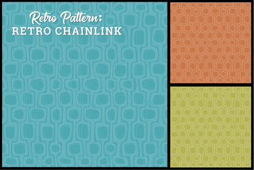 Retro Background Pattern in 3 colors