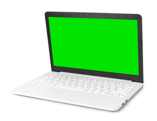 Fototapeta premium laptop isolated on white