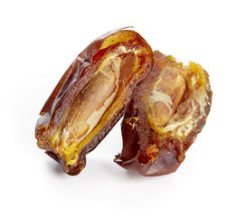 date fruit isolated on white