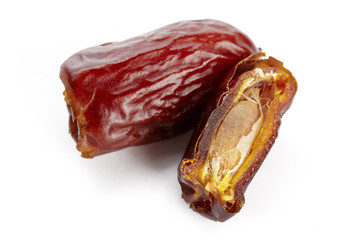 date fruit isolated on white