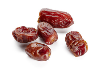 date fruit isolated on white