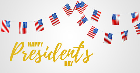 Fototapeta premium happy presidents day