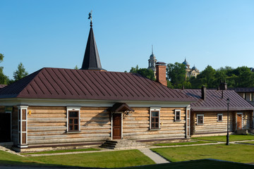 Starytsky Svyato-Uspensky Monastery in city Staritsa, Tver region